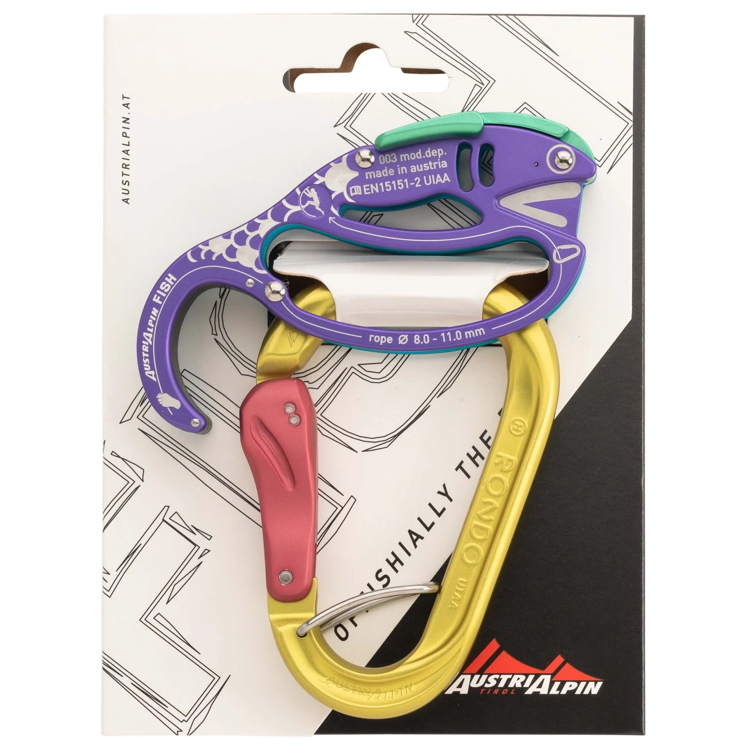 AustriAlpin - Rainbow Fish - Belay Device 3 AustriAlpin - Rainbow Fish - Belay Device - Image 3
