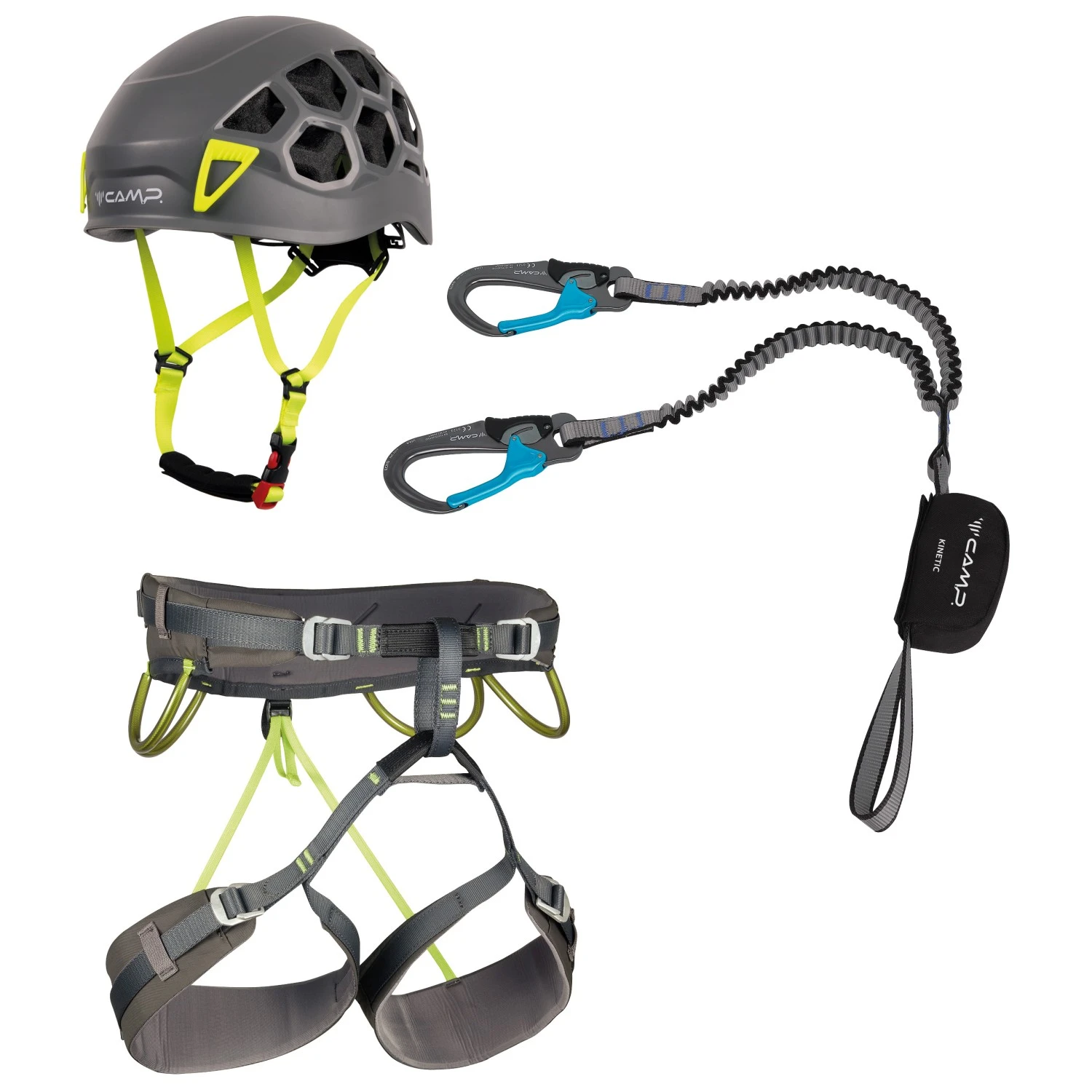 C.A.M.P. - Kit Ferrata Kinetic Rewind Pro Energy - Climbing Set 1 C.A.M.P. - Kit Ferrata Kinetic Rewind Pro Energy - Climbing Set