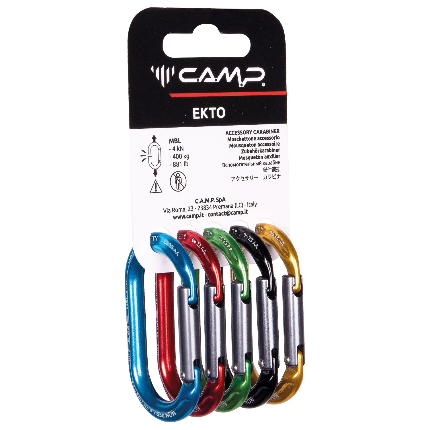 C.A.M.P. - Rack Pack Ekto - Gear Carabiner 1 C.A.M.P. - Rack Pack Ekto - Gear Carabiner