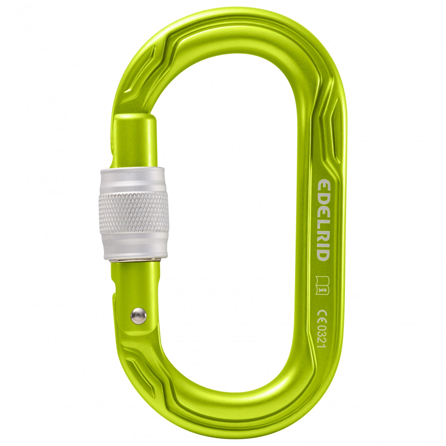 Edelrid - Oval Power 2500 Screw II - Screwgate Carabiner 1 Edelrid - Oval Power 2500 Screw II - Screwgate Carabiner