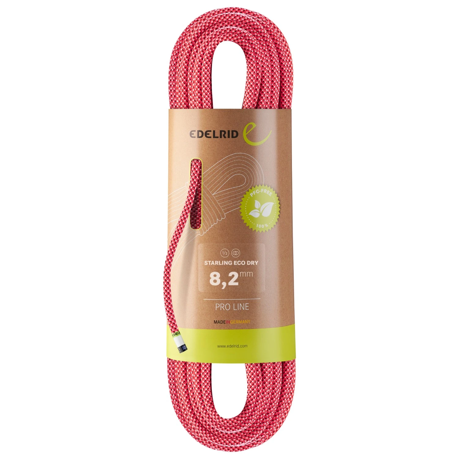 Edelrid - Starling Eco Dry 8,2 - Half Rope 1 Edelrid - Starling Eco Dry 8,2 - Half Rope