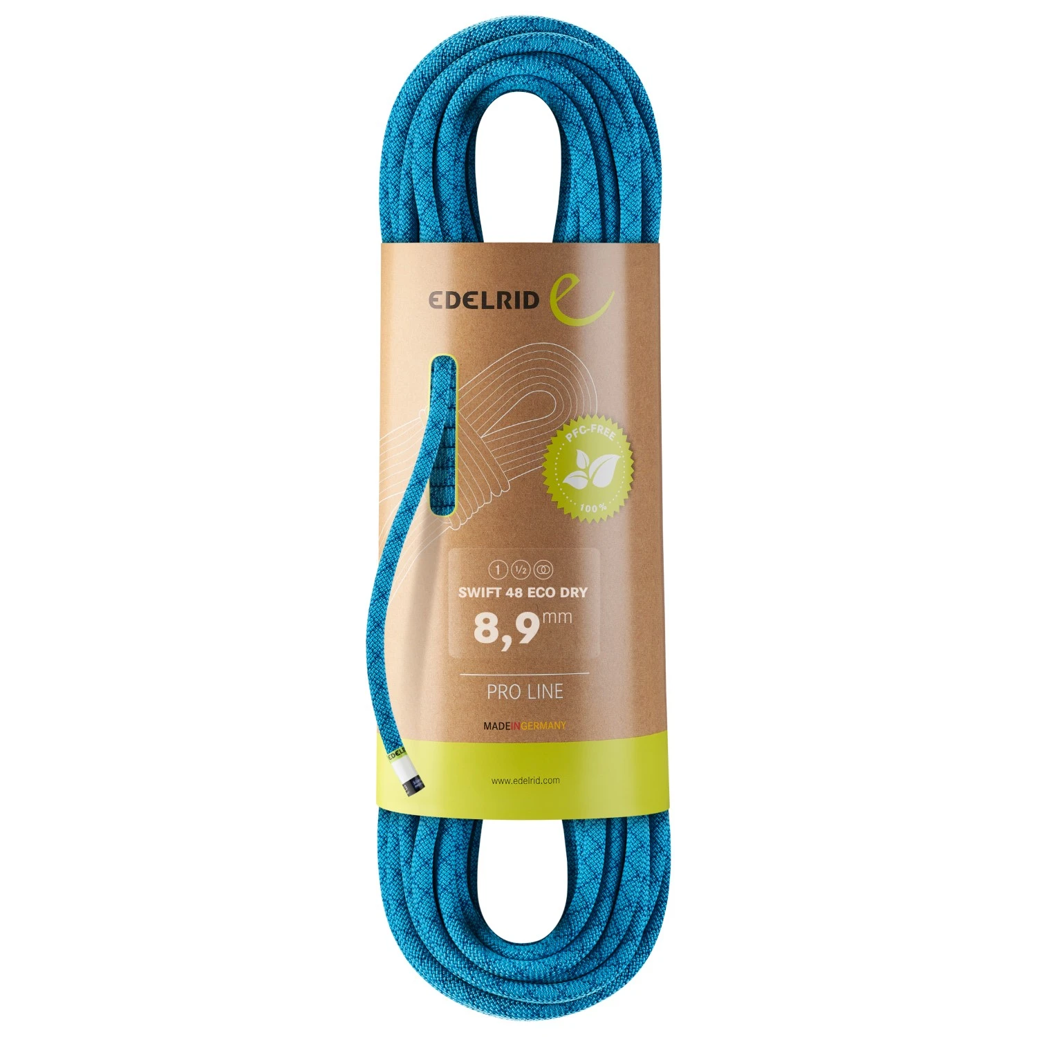 Edelrid - Swift 48 Eco Dry 8,9 - Single Rope 1 Edelrid - Swift 48 Eco Dry 8,9 - Single Rope